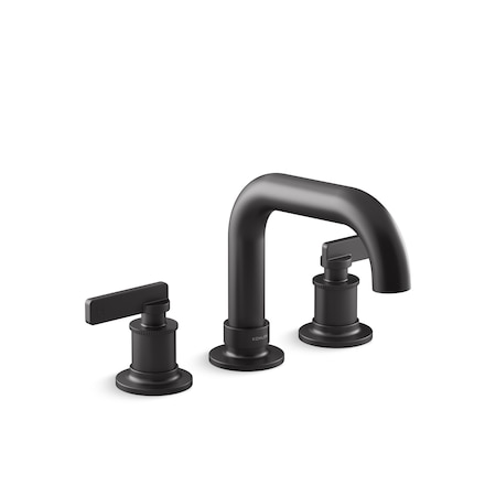 Kohler Deck-Mount Bath Faucet Trim in Matte Black T35911-4-BL